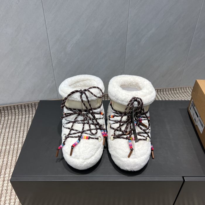 Moon Boot Icon Low Faux Fur Beads