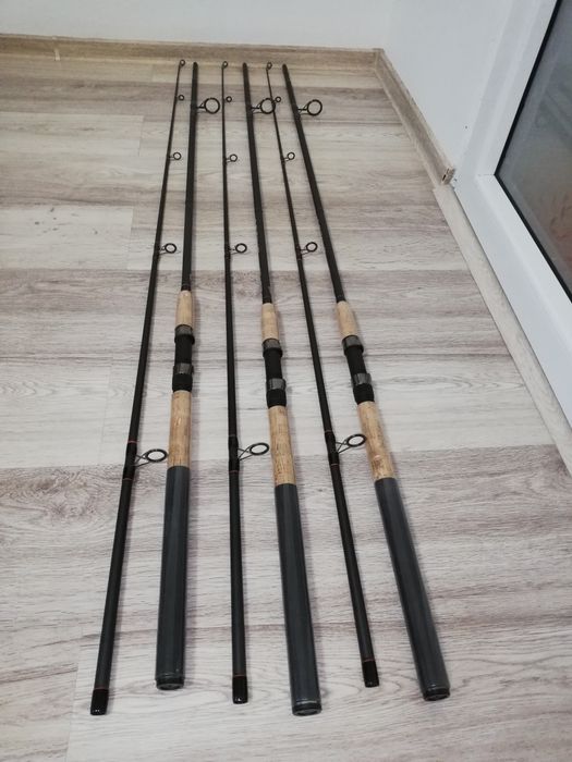 SET 3 Lansete ACTIVE  3.0m din 2 buc + 3 Mulinete FL EFB 6000