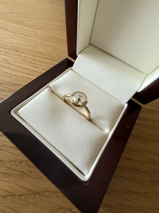Inel diamant 1.02 carate rose cut