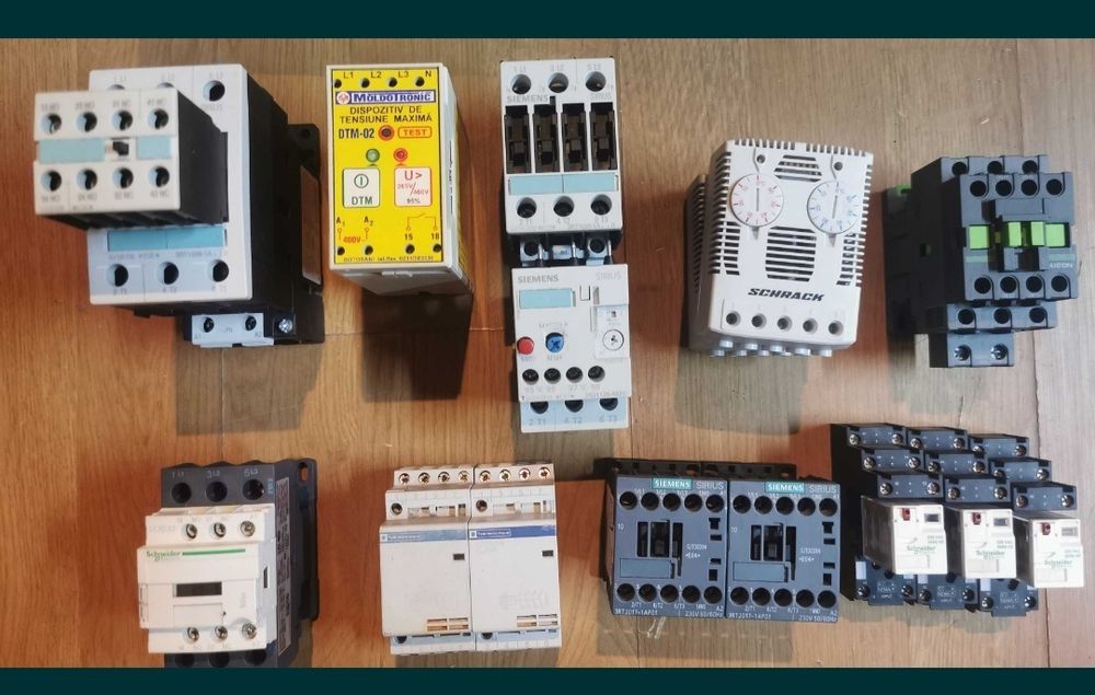 Contactoare tetrapolare-trifazice-monofazice sigurante