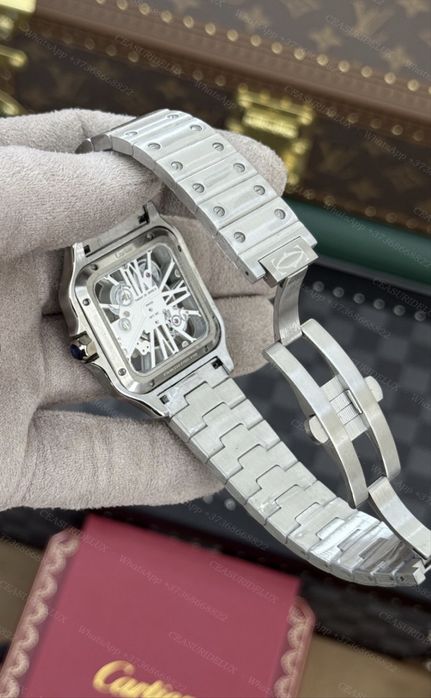 Ceas barbati Santos Skeleton