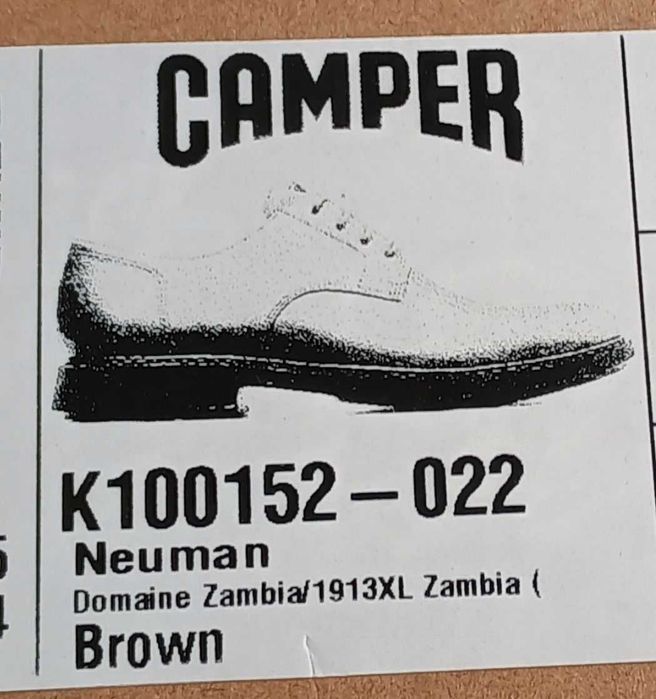 Официални обувки Camper