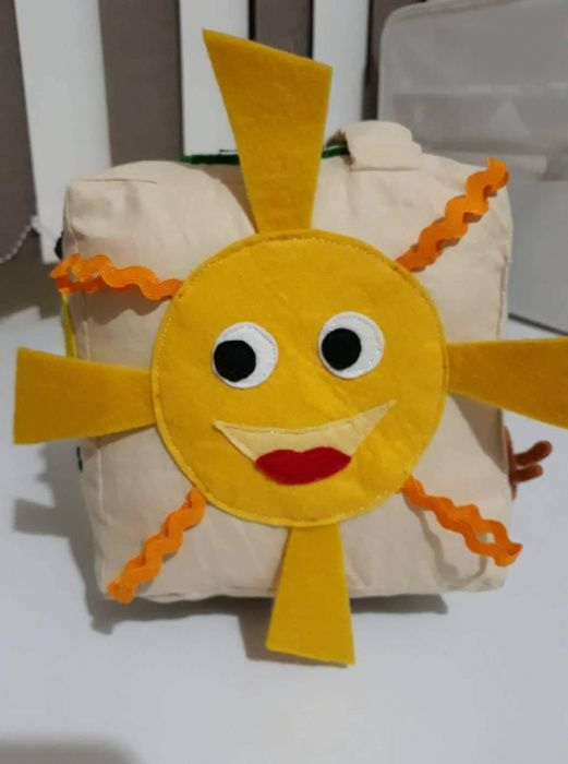 Развиващо кубче от плат