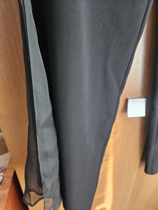 Pantaloni de ocazie largi voal