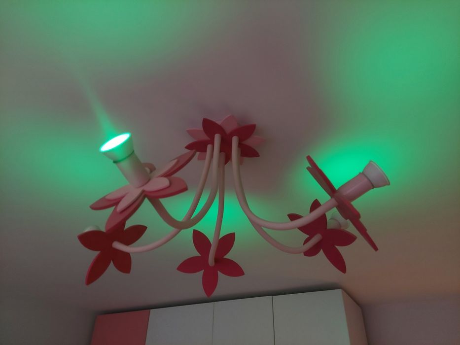 Полилей за детска стая - розови цветя