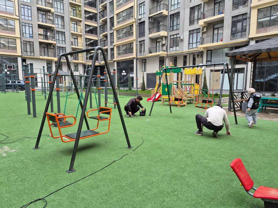 Качели 2-х местные усиленные  металлические