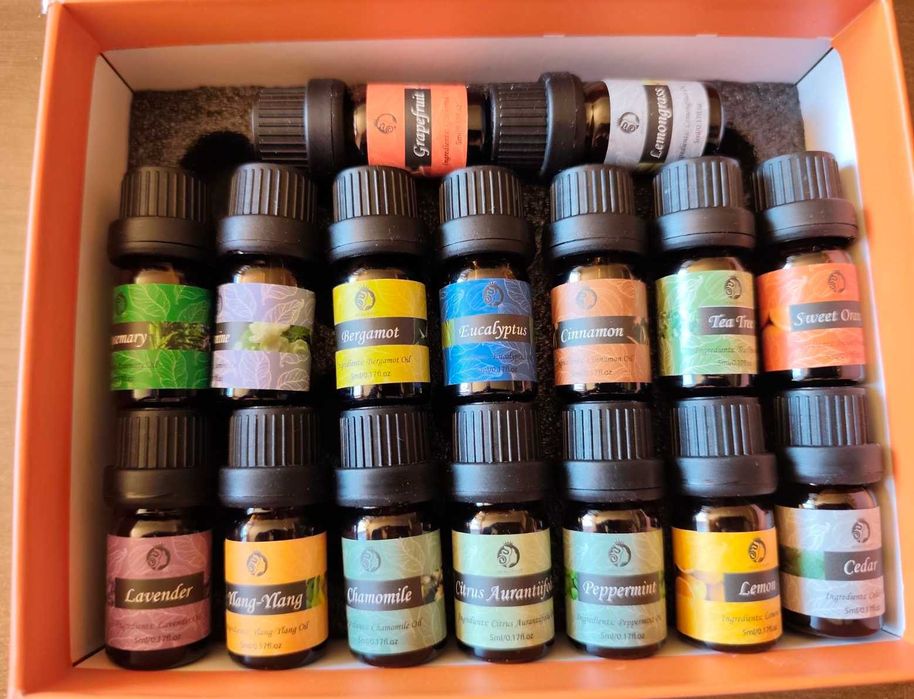 Етерични масла 100% чисти BEAU-PRO ORGANIC Essential Oil 5ml - 16 броя