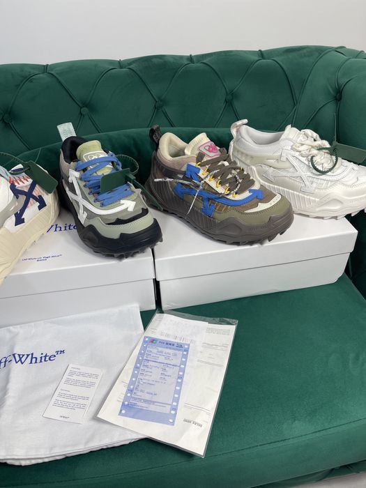 Adidasi Off White ODSY piele naturala Full Box colectie noua