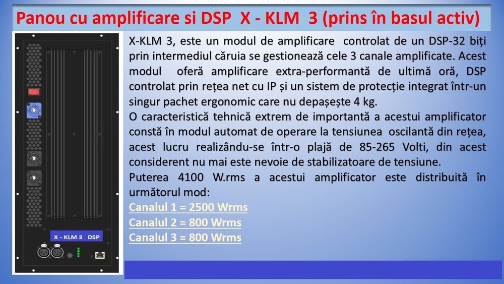 Klausmusic KLM Extreme Power-vanzare in rate (nu Dynacord, FBT , RCF