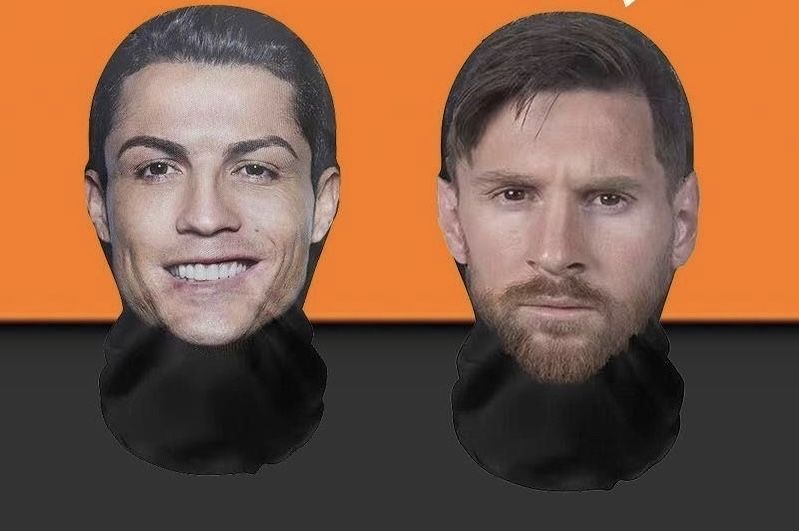 маска футболиста Месси