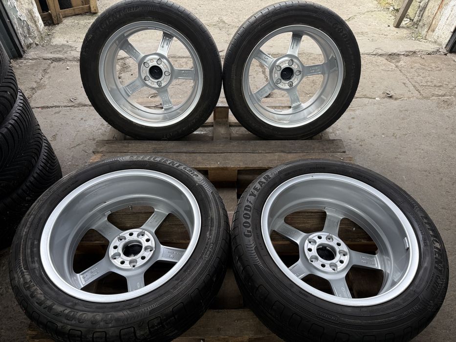 Jante Mercedes A klasse B klasse CLA GLA cu anvelope vara GoodYear  205/55 17