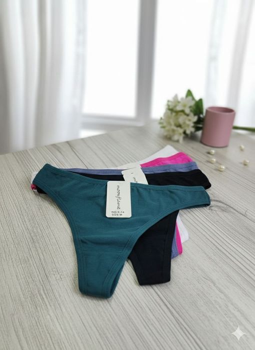 Набор Женских Трусиков-Стрингов. (Комплект 5 шт)M и L