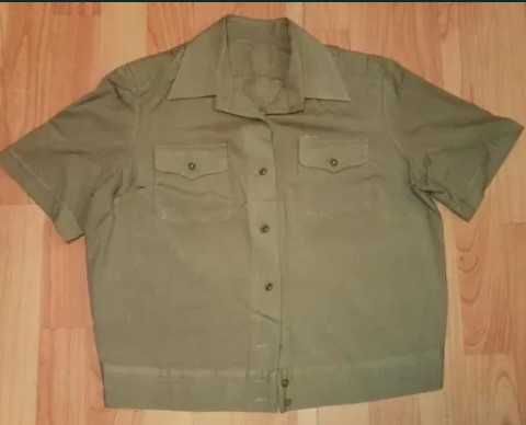 Военная рубашка хаки, юбка, советская, 9 мая