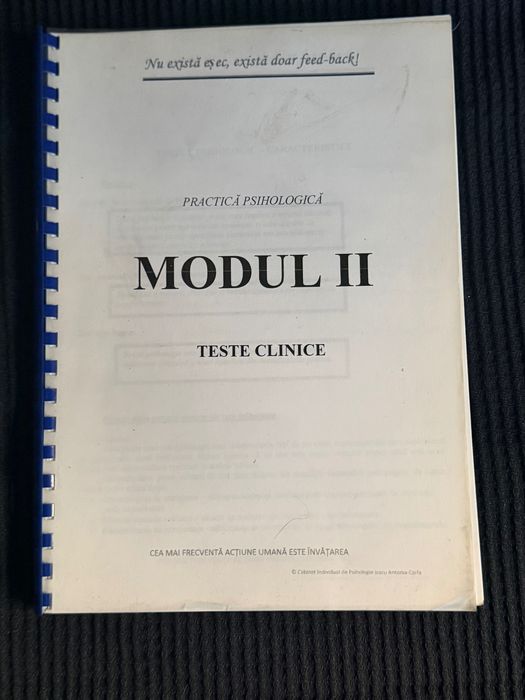 Pachet cursuri de psihologie aplicată printate și legate