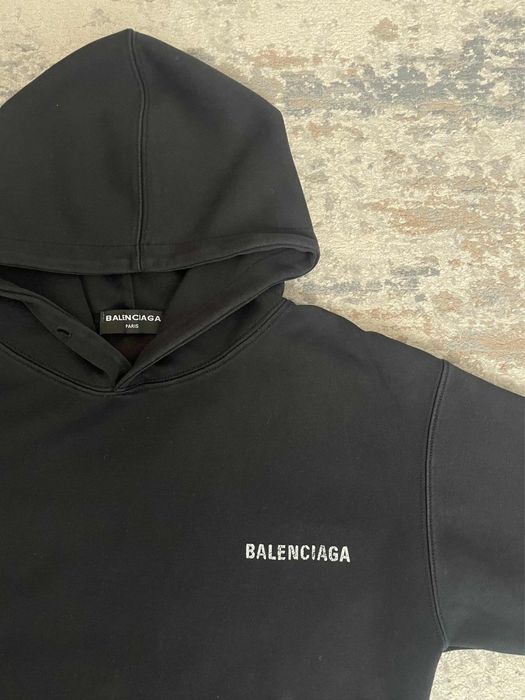 balenciaga black hoodie