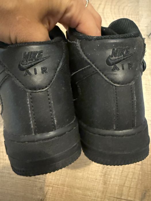 Adidași Nike Air Force 1 Mid LE (All Black) – Mărimea 36