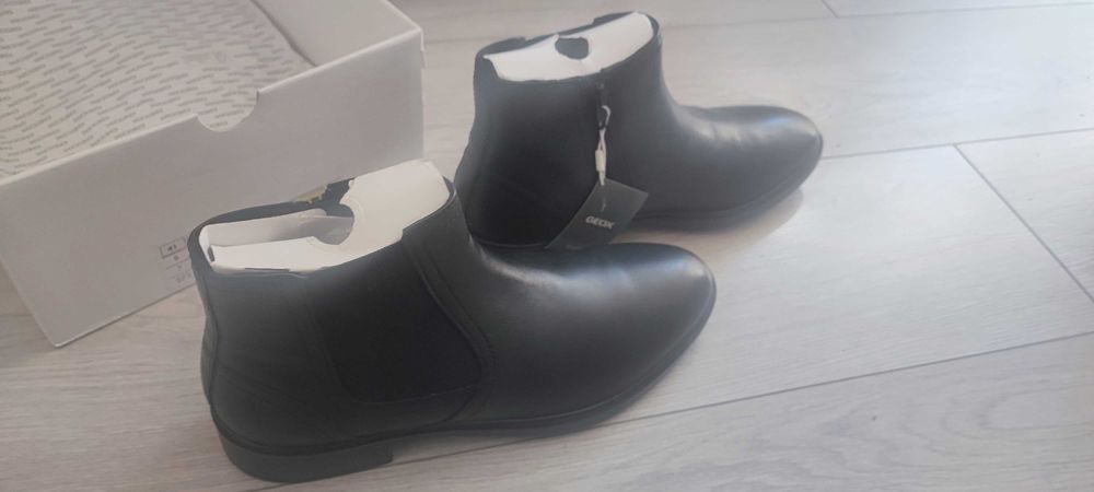 Кожени мъжки боти GEOX, НОВИ, НОМЕР 41