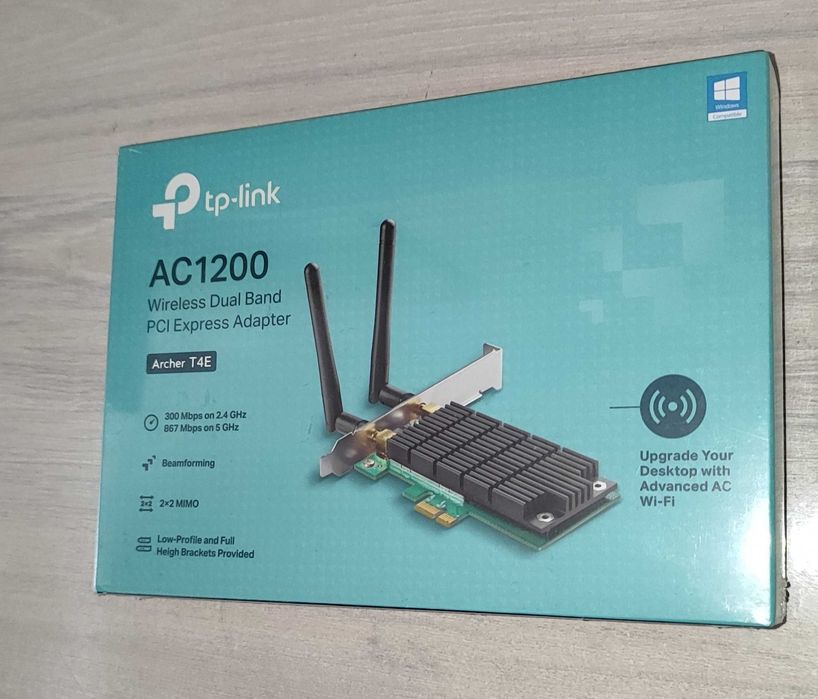 Продам новую сетевую карту Wi-Fi TP-Link Archer T4E AC1200