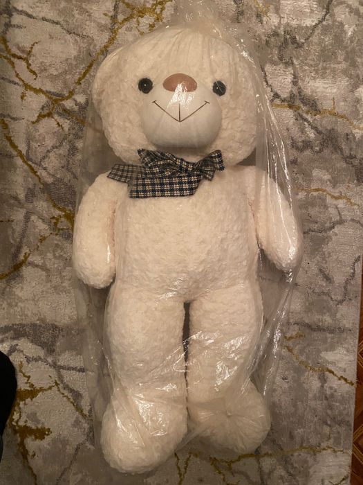 Мишка белый 8 марта