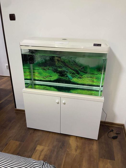 Acvariu 200 litri curbat