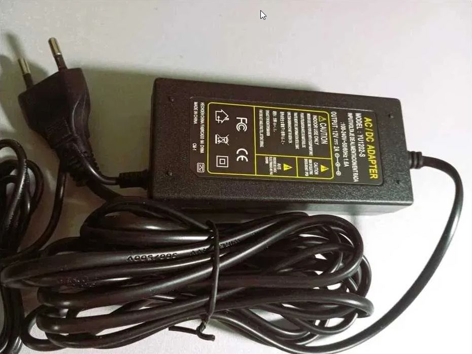 Блок питания 12 вольт шнур длинный . .