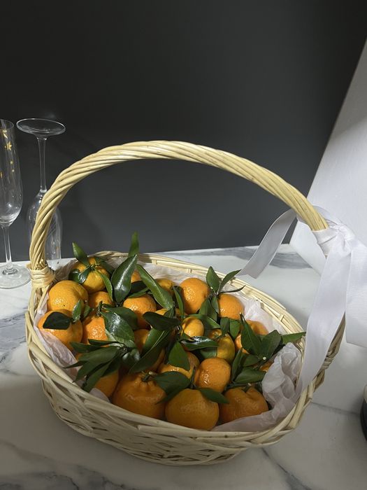 Мандарины в корзинке