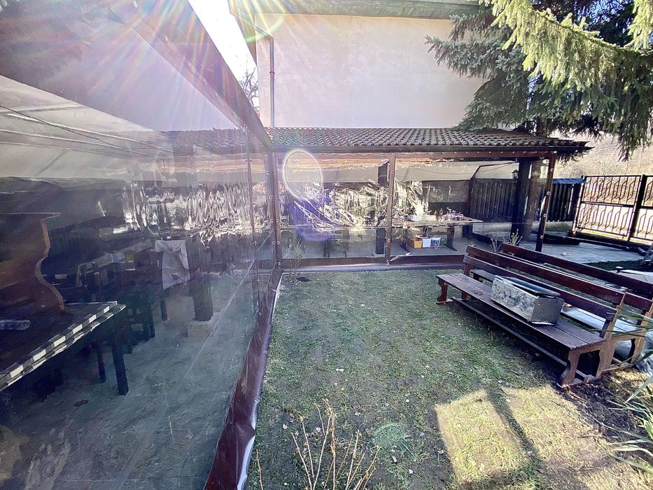 Втроупорни завеси прегради PVC прозрачен винил кристал найлони барбекю