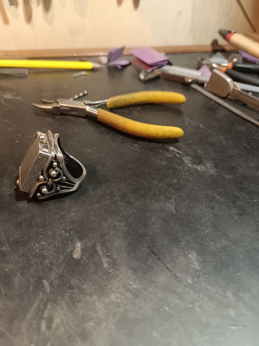 Перстень серебро