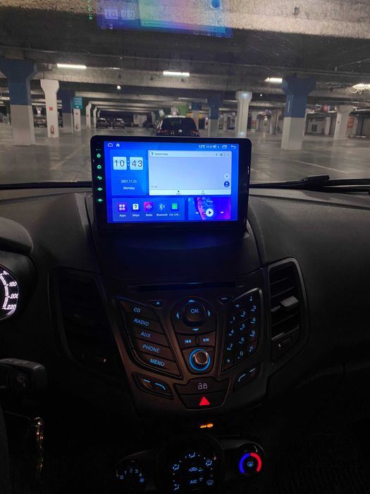 Navigatie Android 14 Ford Fiesta EcoSport 1/8 Gb Waze CarPlay + CAMERA