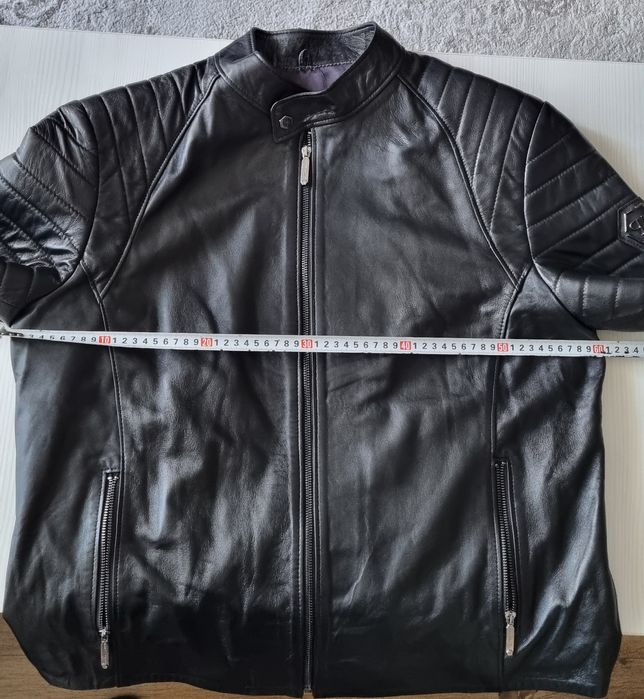 Philip Plein ,geaca nouă piele miel !Mărime 2xl si 3xl !!