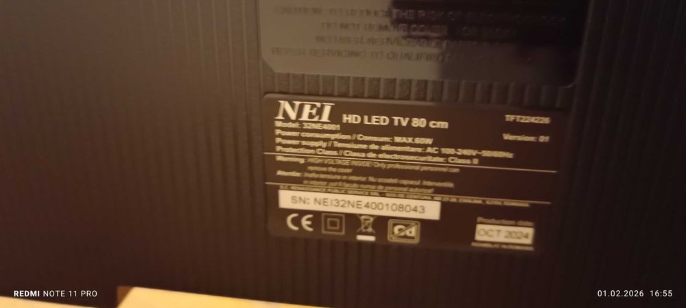 TV NEI HD Led 32 NE 4001