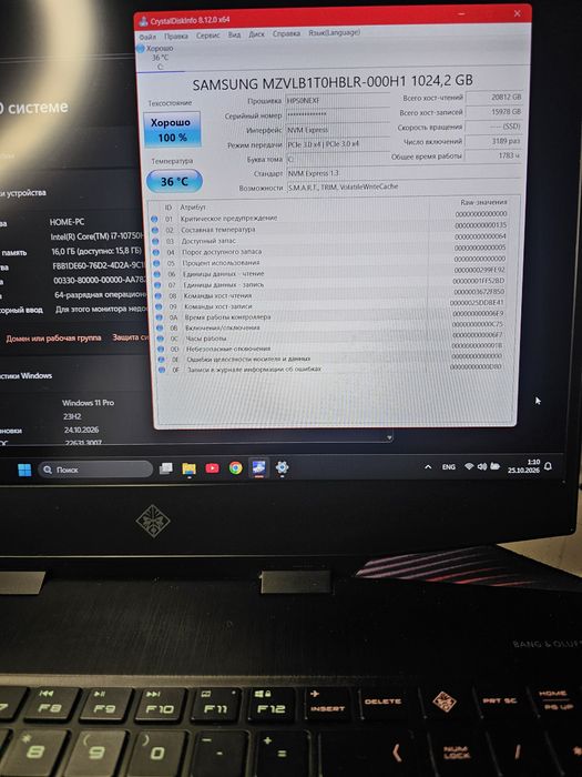 SAMSUNG SSD 1TB / 1 терабайт M2 NVME
