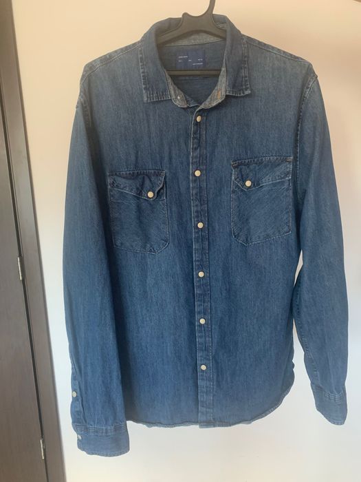 Мъжка дънкова риза Zara размер L