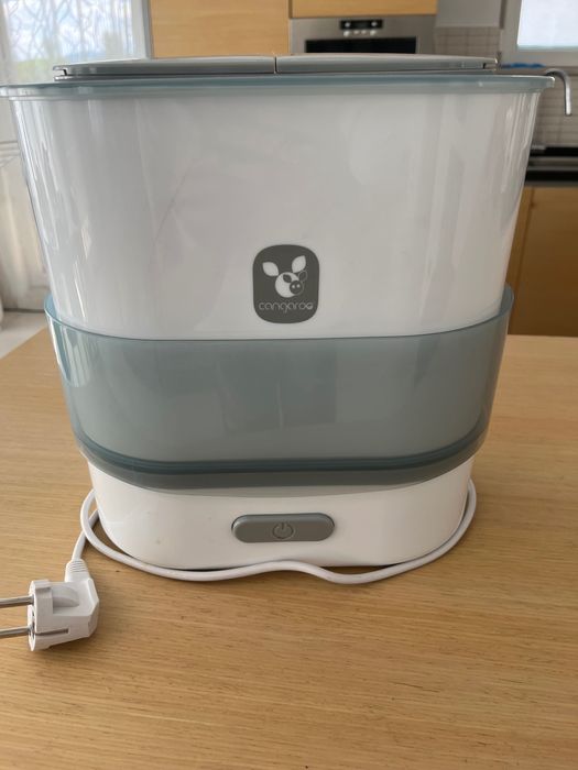 Електрически парен стерилизатор Cangaroo - 3 в 1, сив