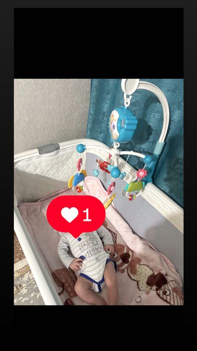 Продам б/у кроватку