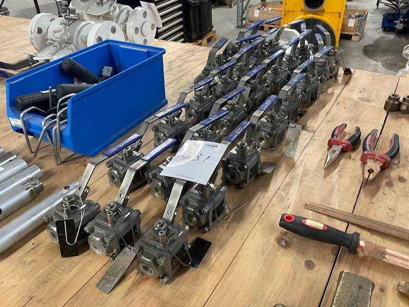 Robinet sfera inox 316L - 132 bar