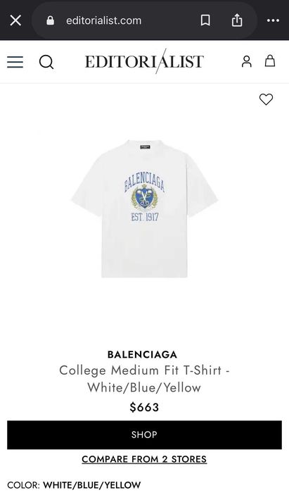 Тениска Balenciaga