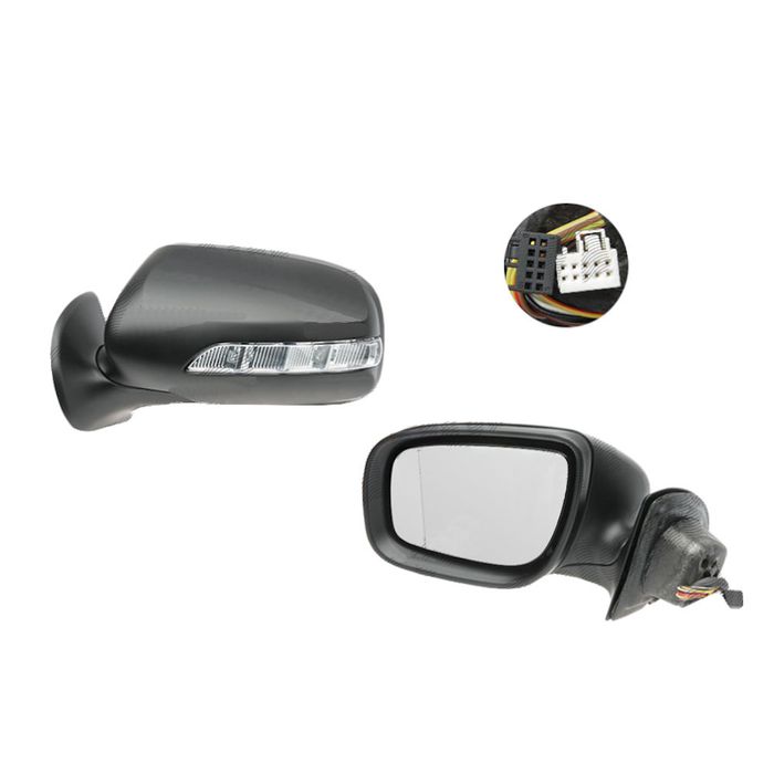Oglinda exterioara Mercedes Clasa E Sedan, Combi 06.2009 partea stanga View Max asferica carcasa prevopsita grunduita reglare electrica cu incalzire,