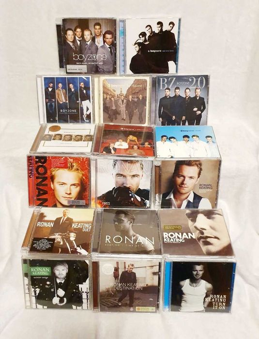 Colectie 17 cd-uri  BOYZONE / RONAN KEATING / ENRIQUE Iglesias
