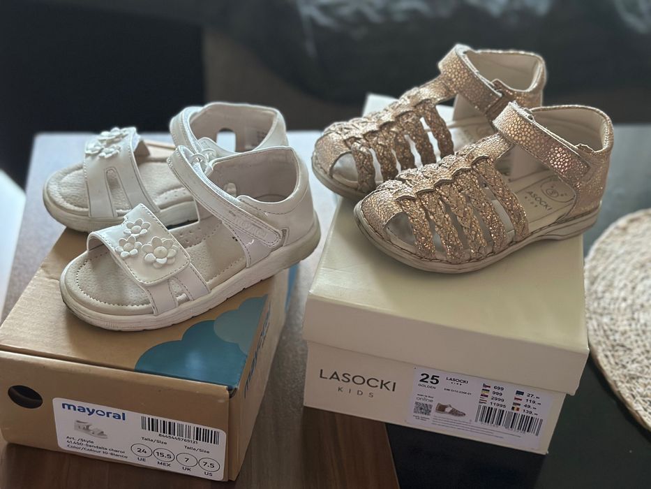 Сандалки на Mayoral и Lasocki