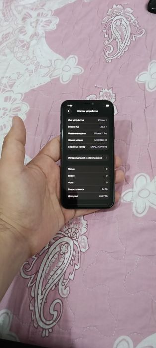 Apple Iphone 11 Pro 64GB Green Igravoy Flagman Holati Zor Face Ishlidi