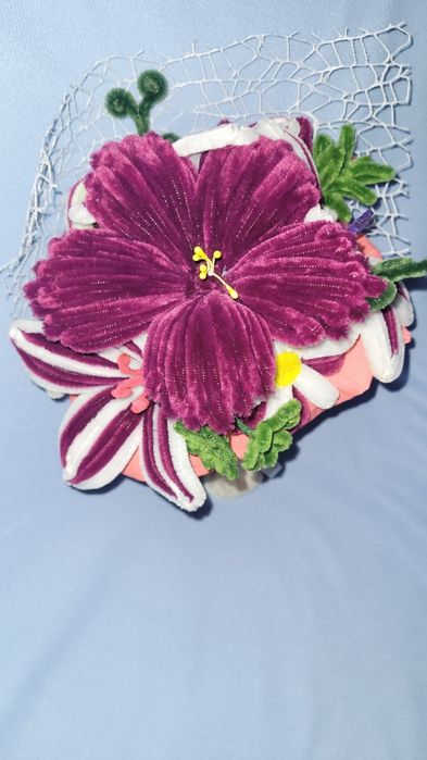 Buchet handmade din sarma plusata