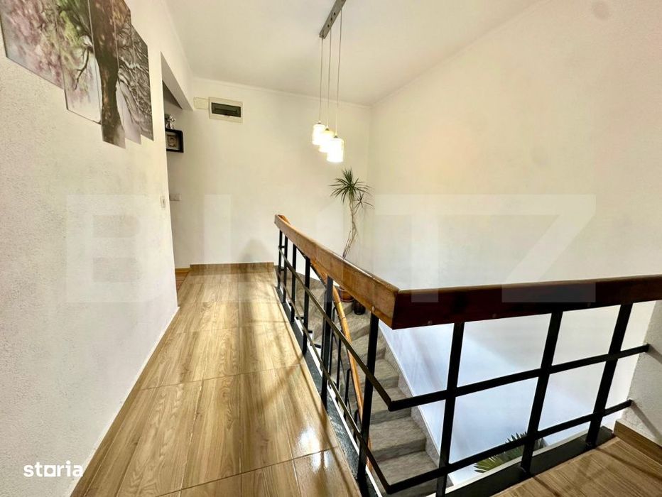 Apartament cu scara interioara, 100mp, 5 camere, 2 bai, Cetate