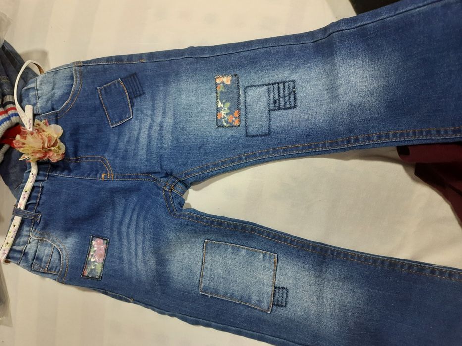 Брючки джинсовые девочковые