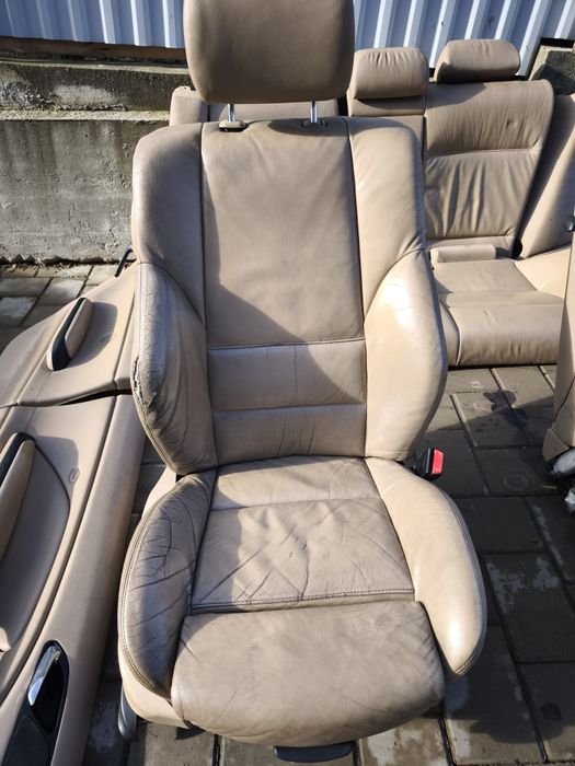 Interior piele crem recaro  electric cu încalzire BMW seria 3 E46 COUP