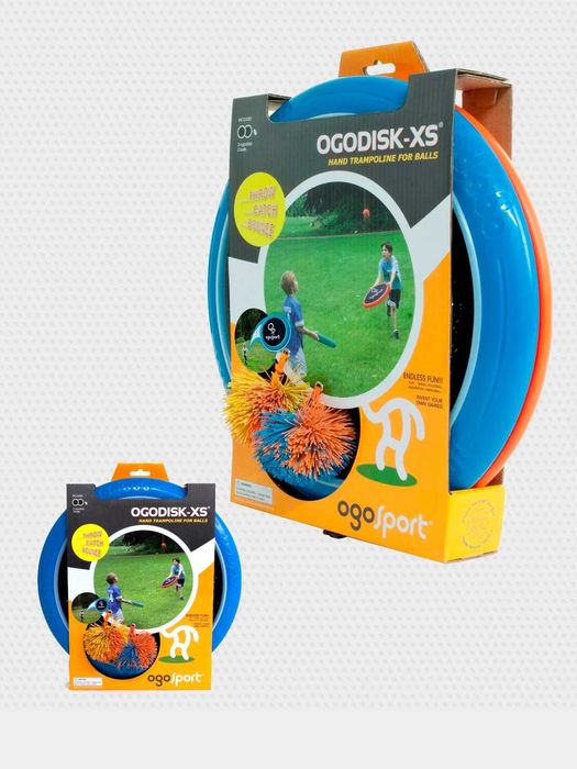 Игровой набор: фрисби, теннис, бадминтон OgoSport / 2 ликопча+коптокча
