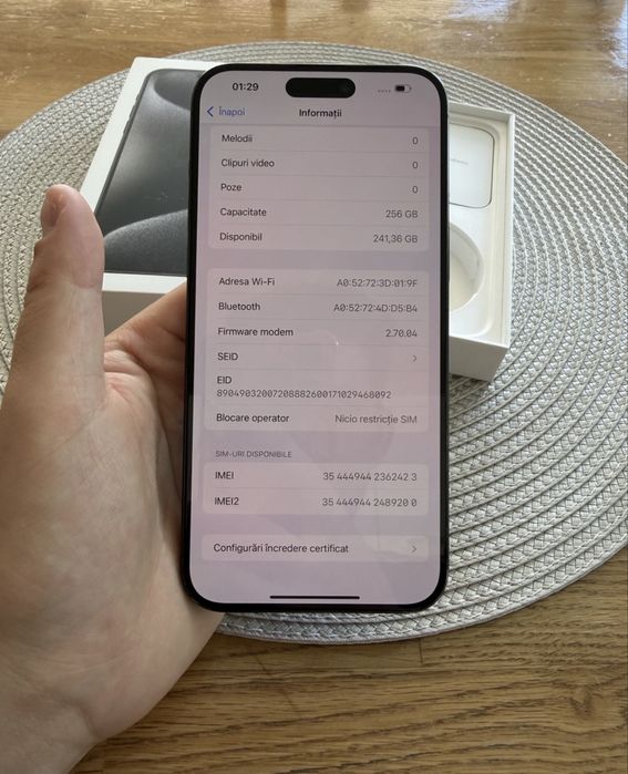 iphone 15 pro max 256gb