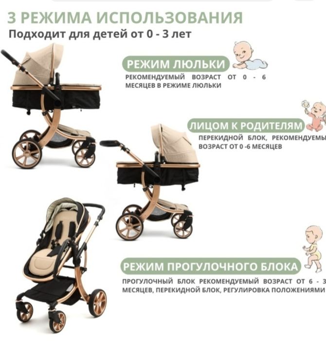 Коляска прогулочная, коляска трансформер
