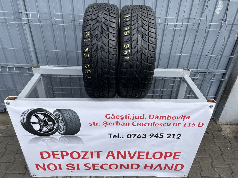Cauciucuri 195/55R16 Hankook, anvelope iarna M+S 195/55/16 Hankook