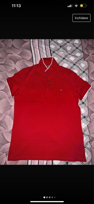 Tricou Calvin Klein jeans rosu